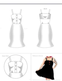 a pattern for a women's dress